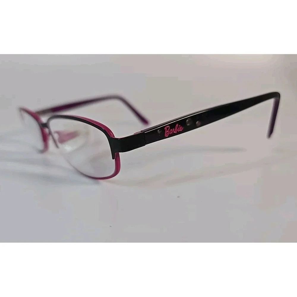 BARBIE RX EYEGLASS FRAME  49-15-127 PINK BLACK FIESTA‎